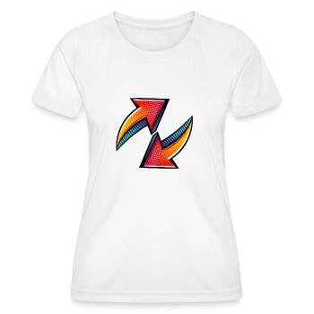 Arrows - Women's Functional T-Shirt - white - Front - AI Model Female 172 dark (172cm)
