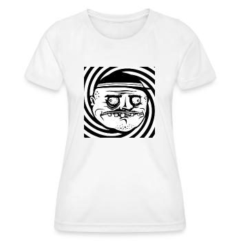 Troll 2.0 - T-shirt sport Femme - blanc - Devant - AI Model Female 172 dark (172cm)