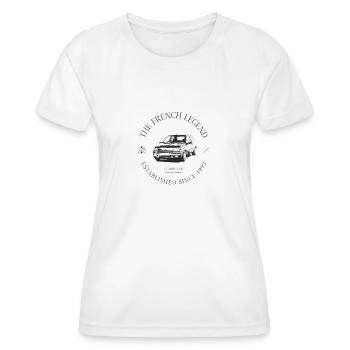 CLIO WILLIAMS FRENCH CAR - T-shirt sport Femme - blanc - Devant - AI Model Female 172 dark (172cm)