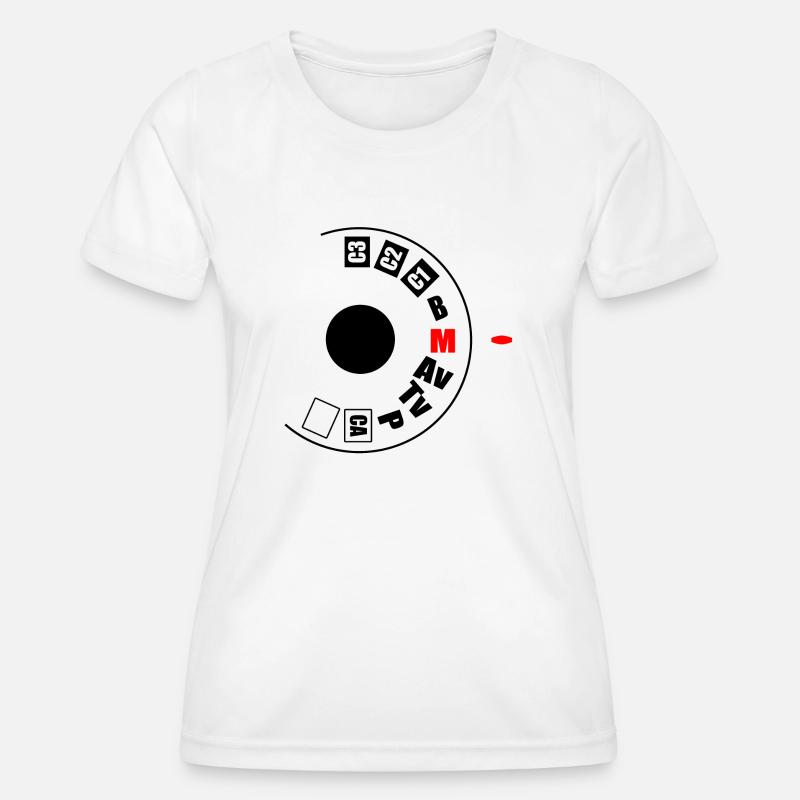 Camera - Women's Functional T-Shirt - white
