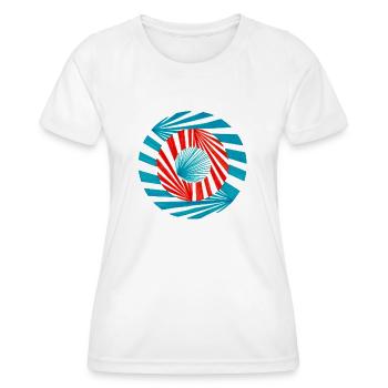 Different Directions - Women's Functional T-Shirt - white - Front - AI Model Female 172 dark (172cm)