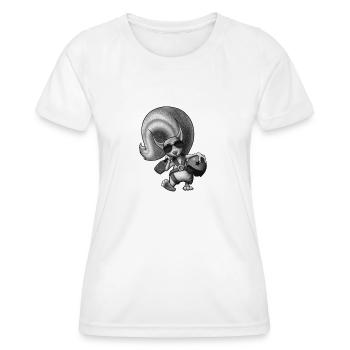 Squirrel Pilot - Frauen Funktions-T-Shirt - Weiß - Vorne - AI Model Female 172 dark (172cm)