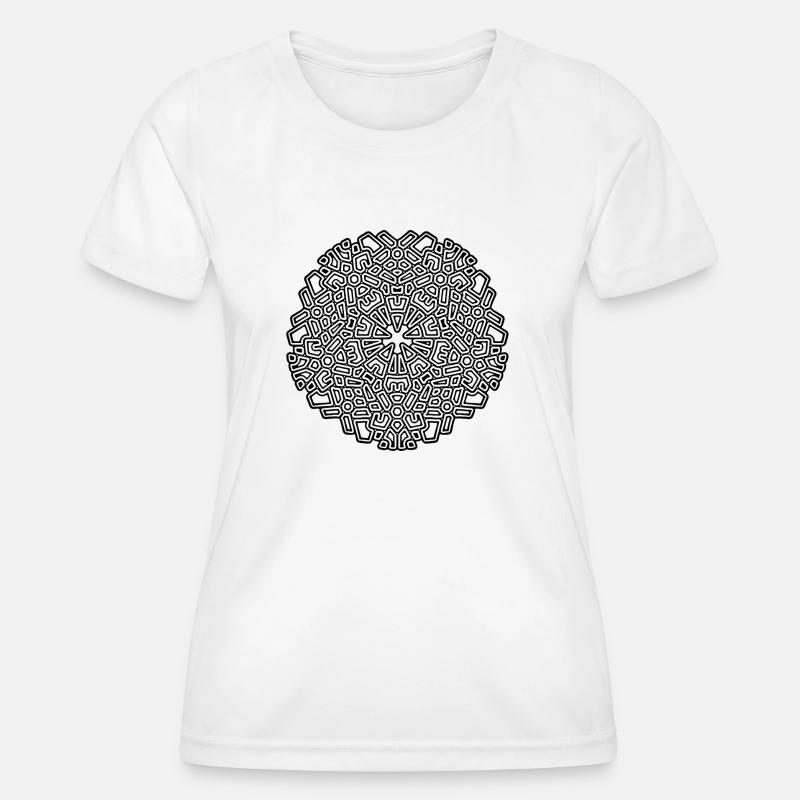 RF295 - BLACK - Women's Functional T-Shirt - white