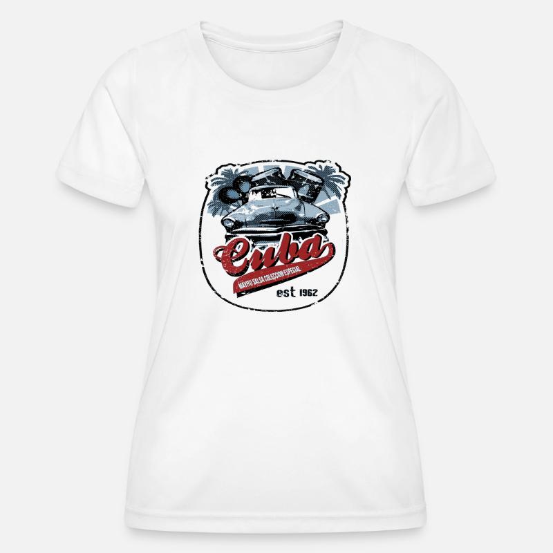 cubasoloblau - Women's Functional T-Shirt - white