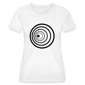 Doppler effet physicien Sitcom Big Bang Big Bang Université - T-shirt sport Femme - blanc - Devant - AI Model Female 172 dark (172cm)