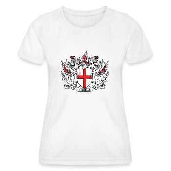 emblème de la ville de Londres Angleterre - T-shirt sport Femme - blanc - Devant - AI Model Female 172 dark (172cm)