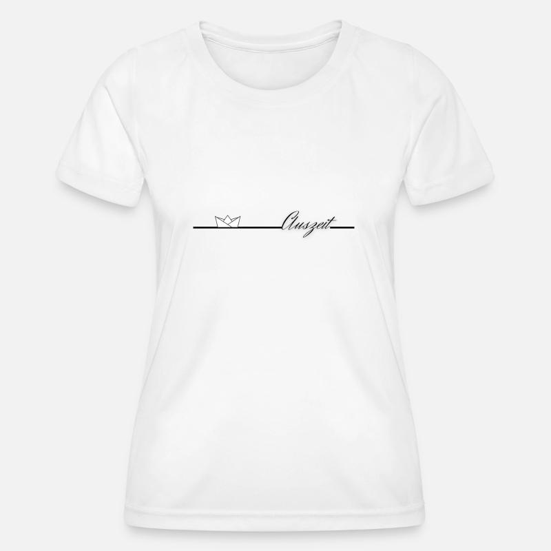 Time out - sea - anchor - Women's Functional T-Shirt - white