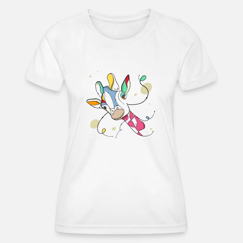 Giraffe - Women's Functional T-Shirt - white