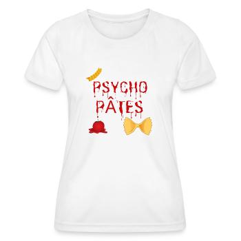 psychopâtes - T-shirt sport Femme - blanc - Devant - AI Model Female 172 dark (172cm)