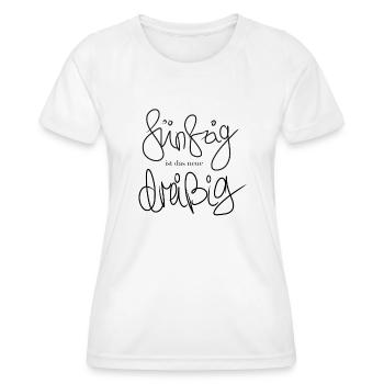 50. Geburtstag - Frauen Funktions-T-Shirt - Weiß - Vorne - AI Model Female 172 dark (172cm)