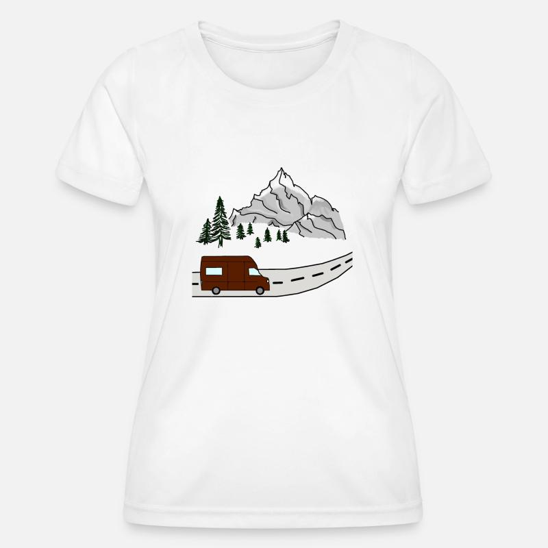van life - Women's Functional T-Shirt - white