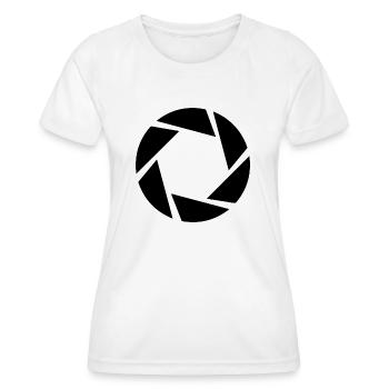 Photography Movie Camera Photographer - Women's Functional T-Shirt - white - Front - AI Model Female 172 dark (172cm)