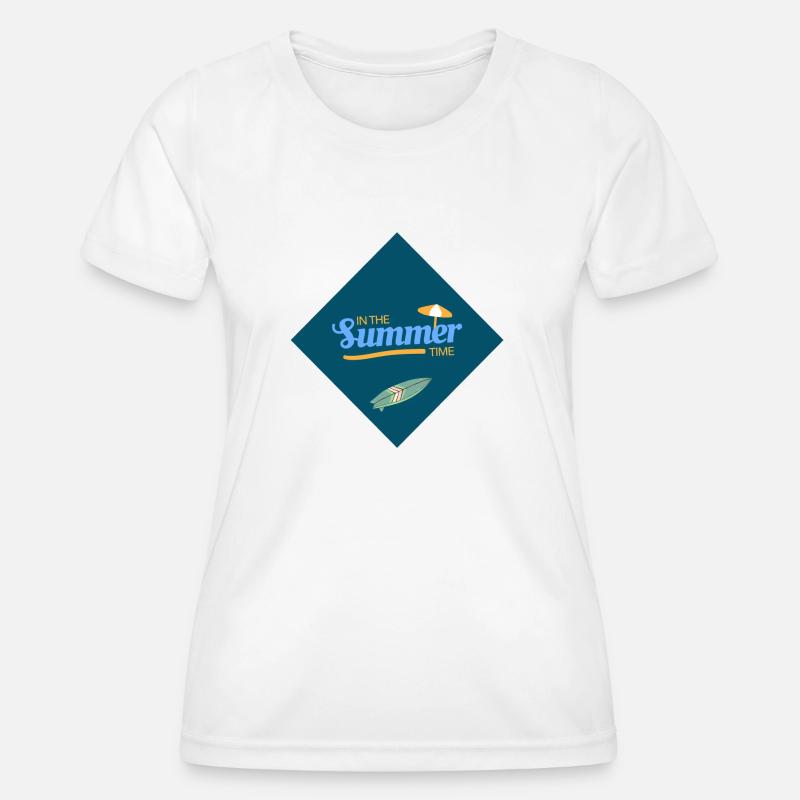 Finally summer! - Women's Functional T-Shirt - white