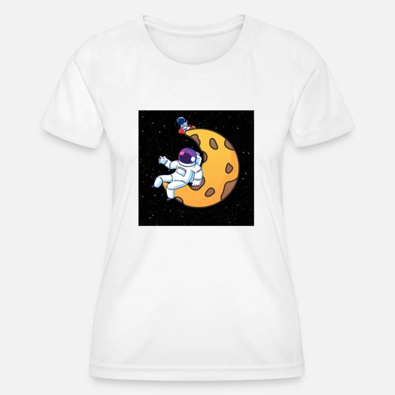 Astronaut - Women's Functional T-Shirt - white