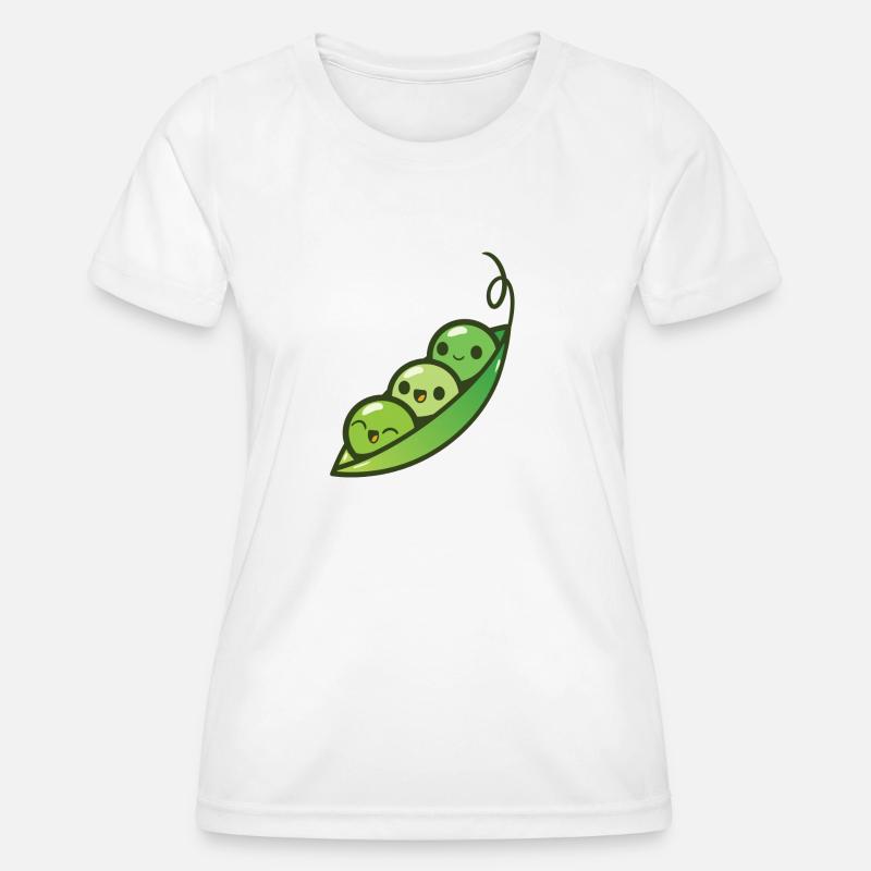 Happier than they've ever bean! - Women's Functional T-Shirt - white
