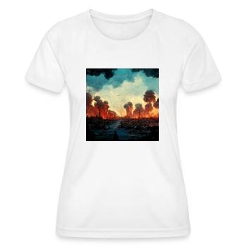 No war! - Women's Functional T-Shirt - white - Front - AI Model Female 172 dark (172cm)