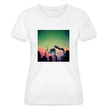 Cannabis dreams - Women's Functional T-Shirt - white - Front - AI Model Female 172 dark (172cm)