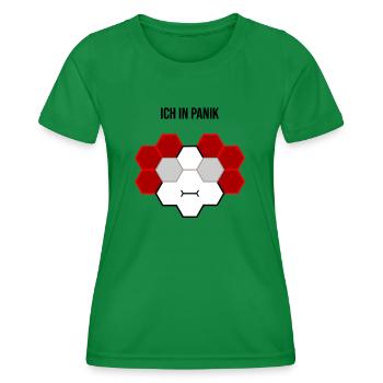 Ich in Panik - Frauen Funktions-T-Shirt - Kelly Green - Vorne - AI Model Female 172 dark (172cm)