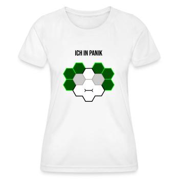 Ich in Panik - Frauen Funktions-T-Shirt - Weiß - Vorne - AI Model Female 172 dark (172cm)