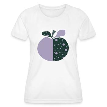 Pomme - T-shirt sport Femme - blanc - Devant - AI Model Female 172 dark (172cm)