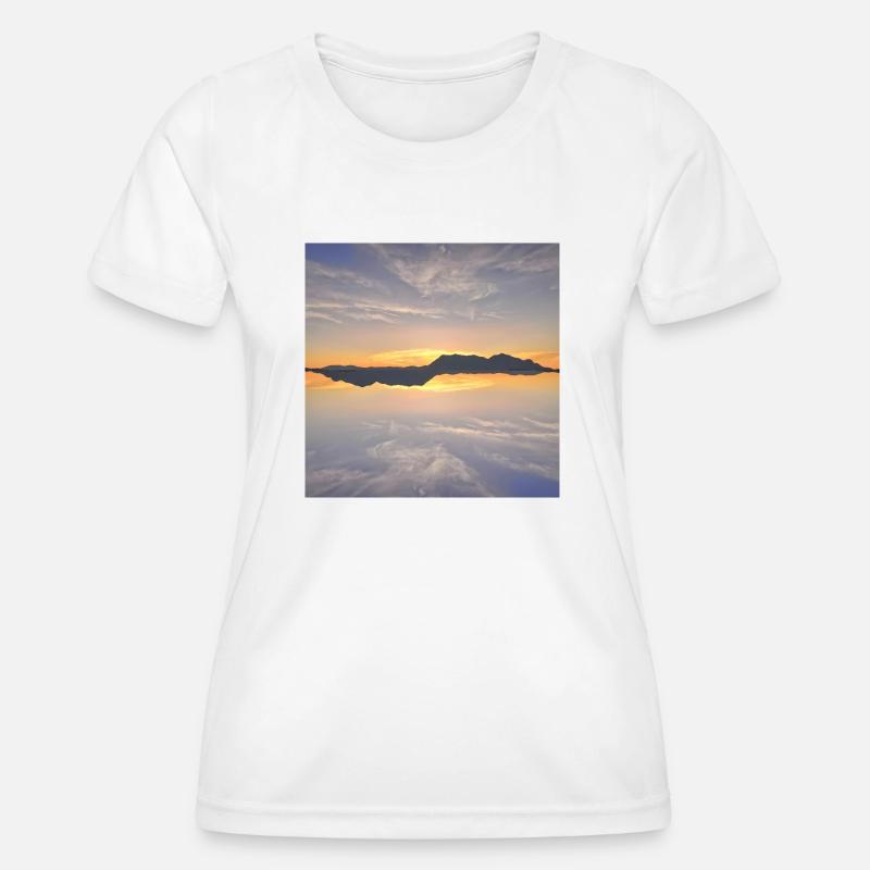 Sunset ByRino - Women's Functional T-Shirt - white