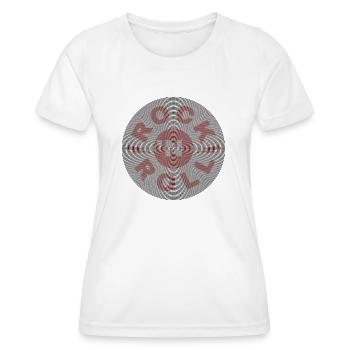 Rock n Roll - T-shirt sport Femme - blanc - Devant - AI Model Female 172 dark (172cm)