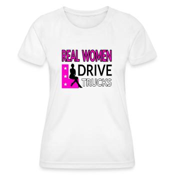 Truck - Frauen Funktions-T-Shirt - Weiß - Vorne - AI Model Female 172 dark (172cm)