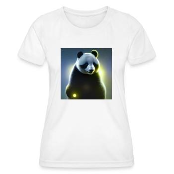 A panda for every heart - Women's Functional T-Shirt - white - Front - AI Model Female 172 dark (172cm)