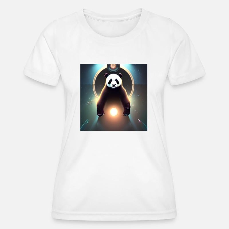 A panda for every heart - Women's Functional T-Shirt - white