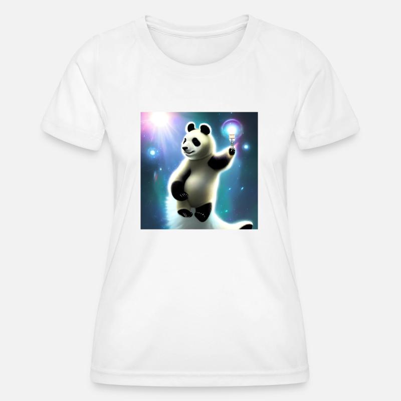 A panda for every heart - Women's Functional T-Shirt - white