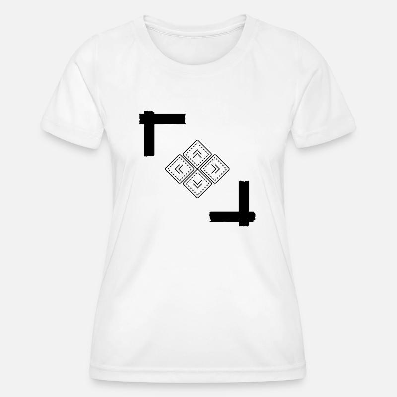 Modern and simple - Women's Functional T-Shirt - white