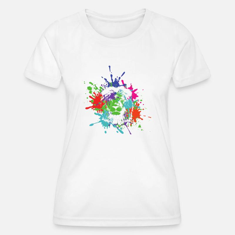 Lion's head - Women's Functional T-Shirt - white