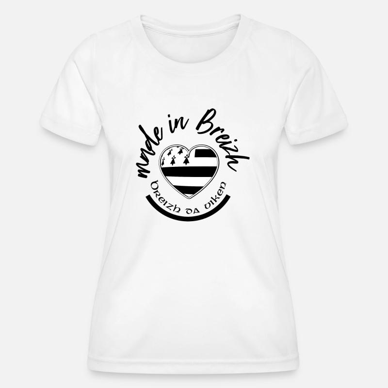 made in Breizh - Women's Functional T-Shirt - white