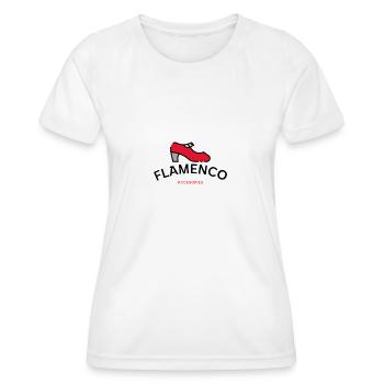 FLAMENCO - T-shirt sport Femme - blanc - Devant - AI Model Female 172 dark (172cm)
