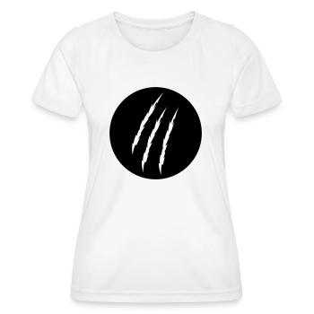 Krallen - Frauen Funktions-T-Shirt - Weiß - Vorne - AI Model Female 172 dark (172cm)
