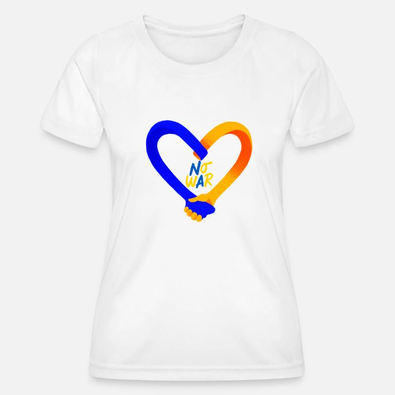 Stop the war - Women's Functional T-Shirt - white