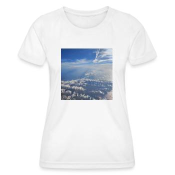skyphotography 07 - Frauen Funktions-T-Shirt - Weiß - Vorne - AI Model Female 172 dark (172cm)