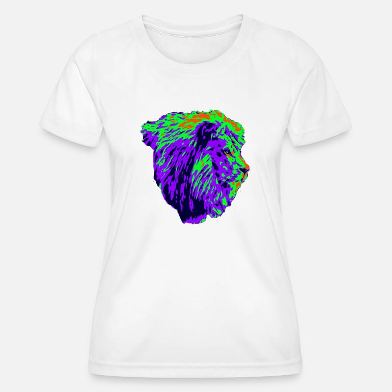 Lion - Women's Functional T-Shirt - white