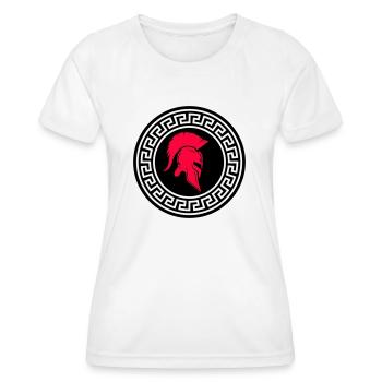 Spartan 01 - T-shirt sport Femme - blanc - Devant - AI Model Female 172 dark (172cm)