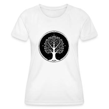 Cosmic Mirror Braum - Frauen Funktions-T-Shirt - Weiß - Vorne - AI Model Female 172 dark (172cm)