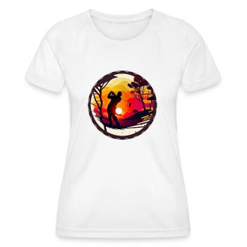 Golf ist für viele Menschen eine Leidenschaft - Frauen Funktions-T-Shirt - Weiß - Vorne - AI Model Female 172 dark (172cm)