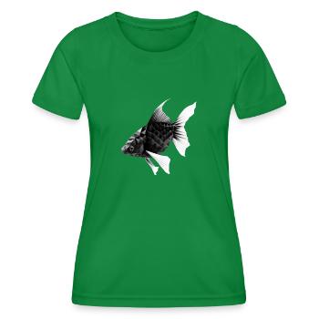 KOI - Frauen Funktions-T-Shirt - Kelly Green - Vorne - AI Model Female 172 dark (172cm)