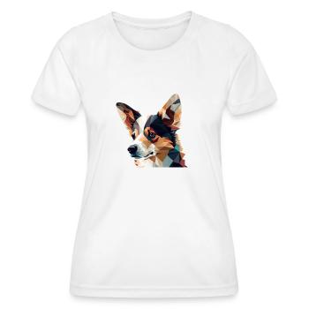 CHIOT - T-shirt sport Femme - blanc - Devant - AI Model Female 172 dark (172cm)