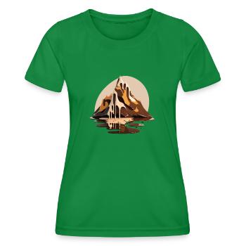 SURREAL - Frauen Funktions-T-Shirt - Kelly Green - Vorne - AI Model Female 172 dark (172cm)