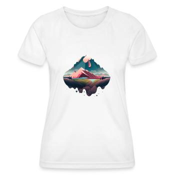 SURREAL - Frauen Funktions-T-Shirt - Weiß - Vorne - AI Model Female 172 dark (172cm)
