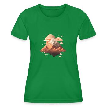 SURREAL - Frauen Funktions-T-Shirt - Kelly Green - Vorne - AI Model Female 172 dark (172cm)