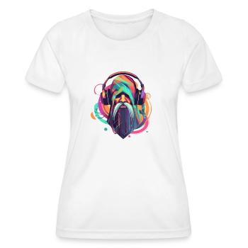 Sorcier coloré - T-shirt sport Femme - blanc - Devant - AI Model Female 172 dark (172cm)