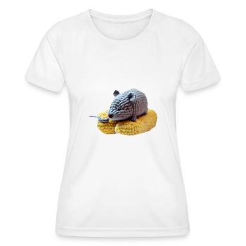 Maus auf Mais - Frauen Funktions-T-Shirt - Weiß - Vorne - AI Model Female 172 dark (172cm)