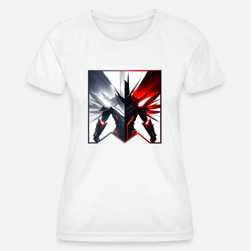 Taking the Good with the Bad - Women's Functional T-Shirt - white