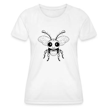Insectes, bestioles, arthropodes - T-shirt sport Femme - blanc - Devant - AI Model Female 172 dark (172cm)